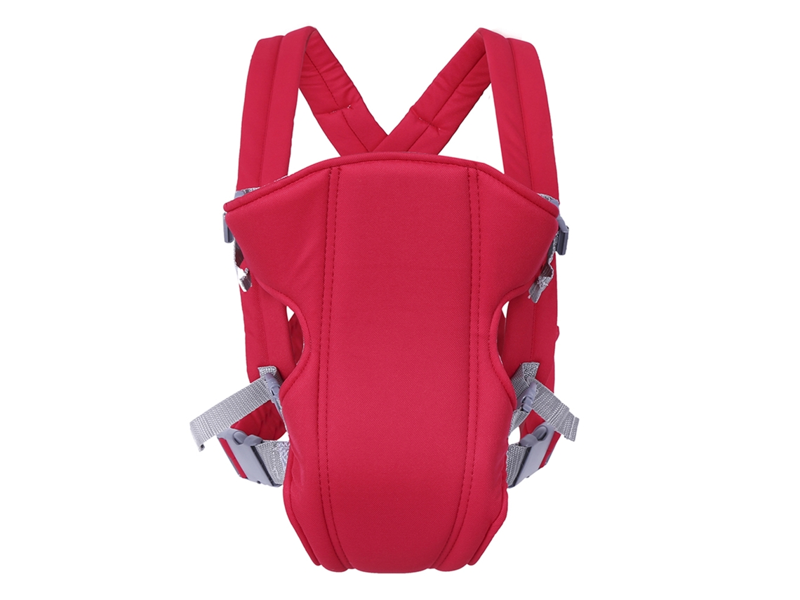 Portabebés Para Recién Nacidos Y Bebés, Mochila Transpirable Delantera Y Trasera, Sujetador Ajustable (rojo)
