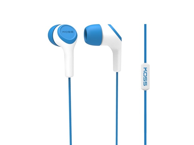 Auriculares con Cable KOSS KEB15IB (In Ear - Micrófono - Azul)