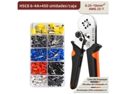 Kit de crimpado MDUG para terminales tubulares, tamaños de 0,08 a 16 mm².