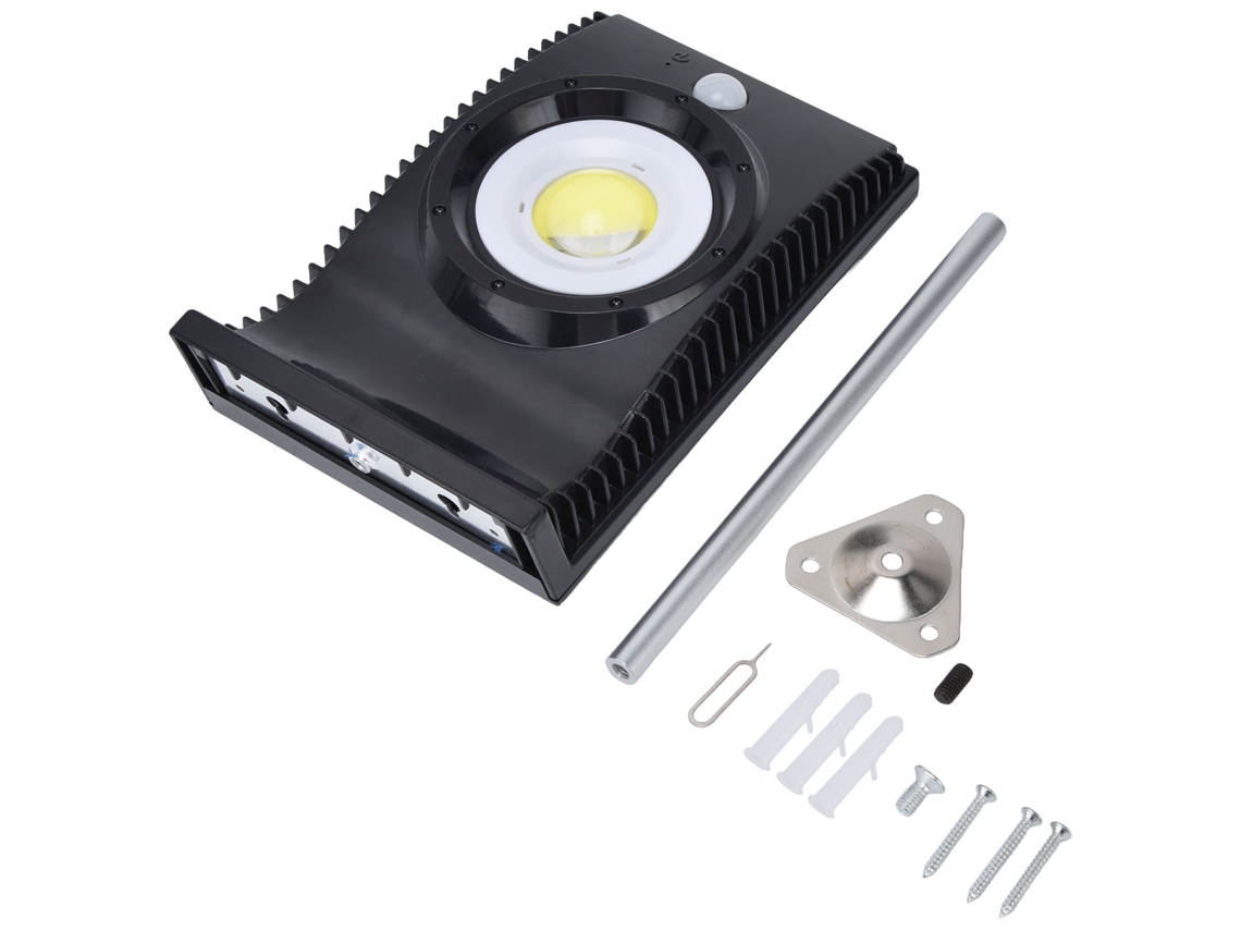 Lámpara Led Solar De Exterior Con Sensor Movimiento Cob, Resistente Al Agua, Para Seguridad Exterior