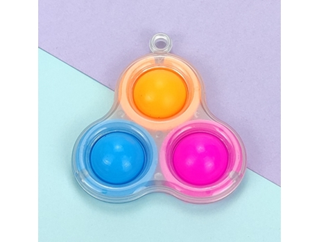 Simpl gantungan kunci peredup aksesori jimat mainan untuk pria wanita anak-anak sederhana gantungan kunci antistress cincin hadiah mainan fidget