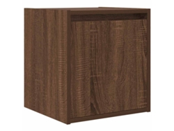 Maison Exclusive - Mesilla De Noche De Pared Roble Marrón 38x34x40 Cm