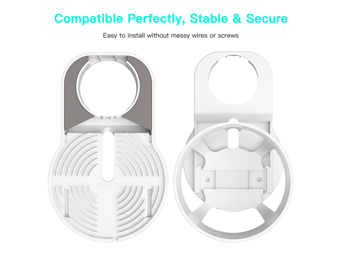 Soporte De Pared Para Tomacorriente Nest Wifi Point, Instalación Fácil Sin Cables Desordenados, Sin Tornillos, Blanco, 1 Paquete