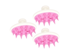 Vlrla-3 Unidades Silicone Couro Cabeludo Massage Brushes Para Cabelo Care