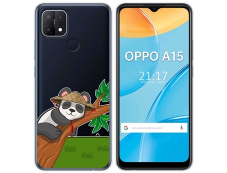 Carcasa Oppo A15 TUMUNDOSMARTPHONE Dibujos Transparente