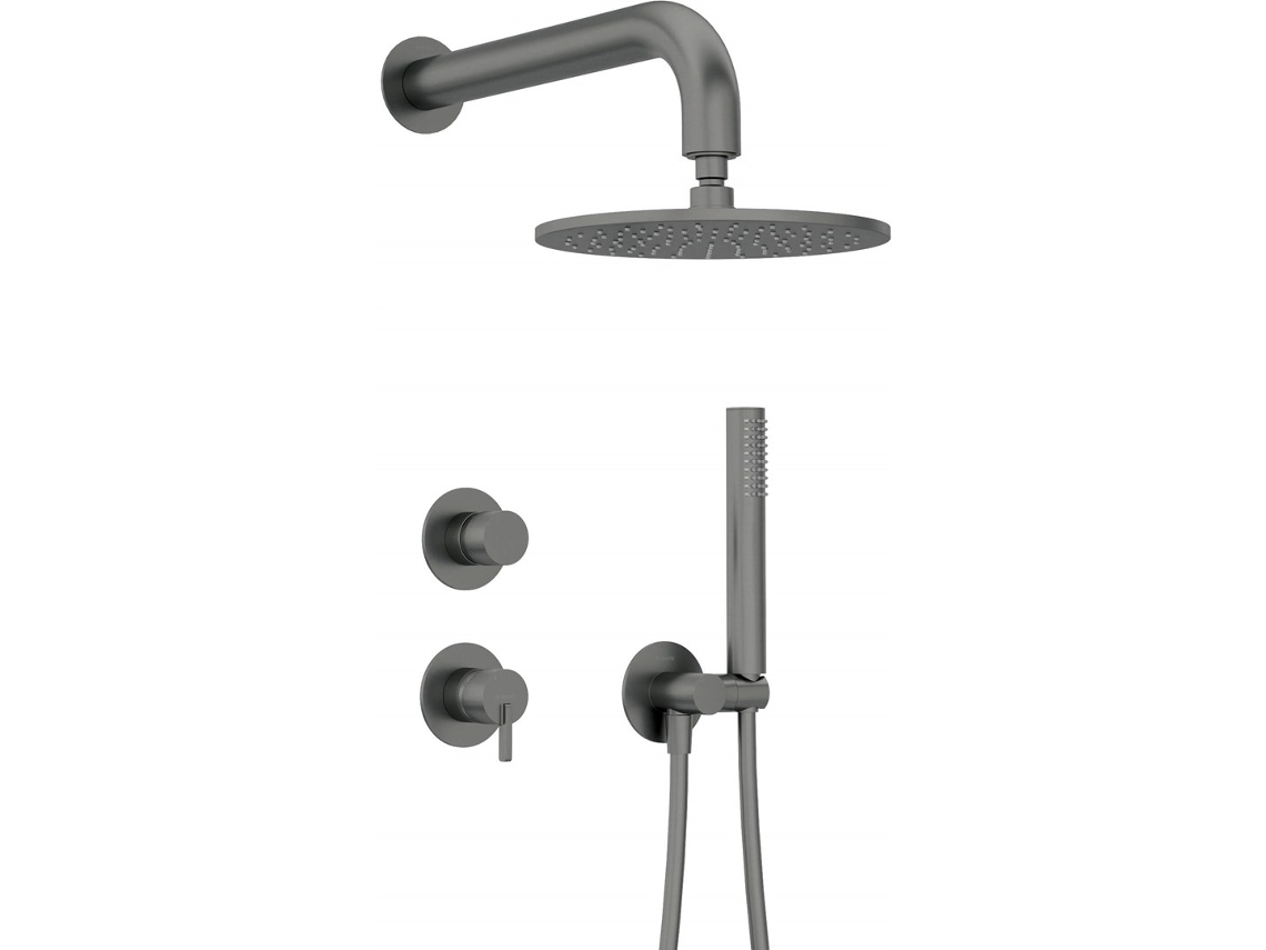 Concealed Shower Set With Overhead Shower