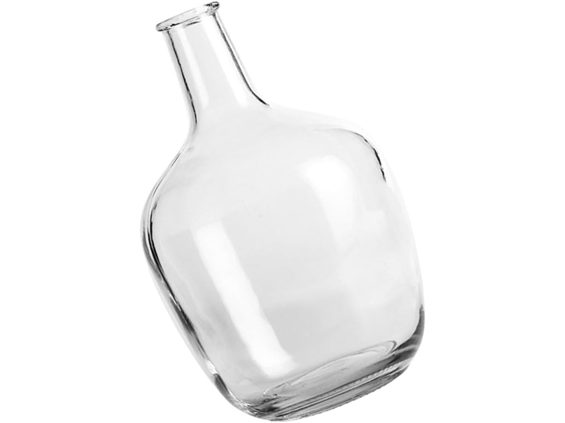 Jarrón Mediano De Vidrio Transparente, Jarrón Para Flores Hidropónicas, Recipiente Para Arreglos Florales.