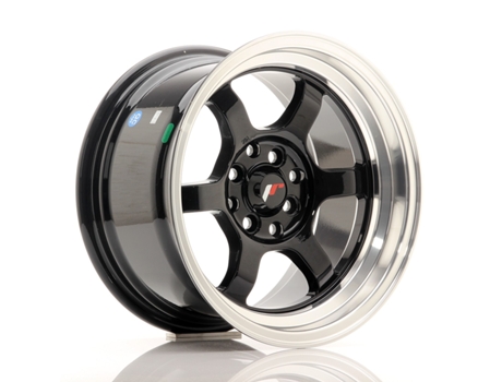 Llanta Japan Racing Jr12 15''X8,5 Et 13 4X114,3 4X100 Cb 73,1 Negro