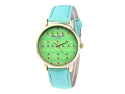 Reloj De Pareja Para Estudiantes De Estilo Retro Coreano Con Correa De Cuero, Movimiento De Cuarzo, Ligero.