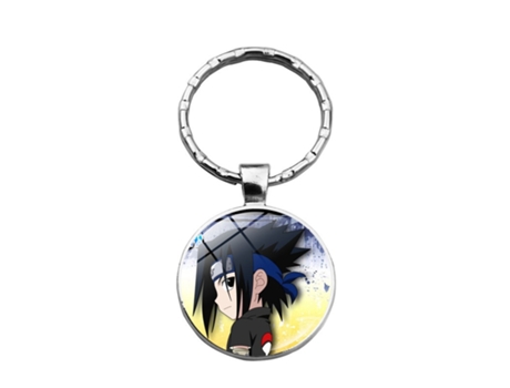 Mainan cincin gantungan kunci anime naruto shippuden kartun cabochon uchiha itachi gantungan kunci aksesori liontin mainan untuk hadiah anak-anak