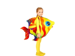 Disfraz Unisex WIDMANN pez tropical amarillo y rojo (Tam.: 4 a 6 anos)