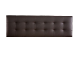Cabecero Tapizado VERSALLES para Cama 160 ado Polipiel Chocolate ( 160 x 50 x 7 cm)