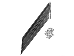 Raios Inox D. 2.00 Mm 10 Unidades Prateado 294 Mmmvtek