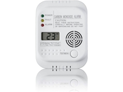 Detector De Monóxido De Carbono, Funciona Con Pilas, Con Pantalla Y Medidor De Temperatura.