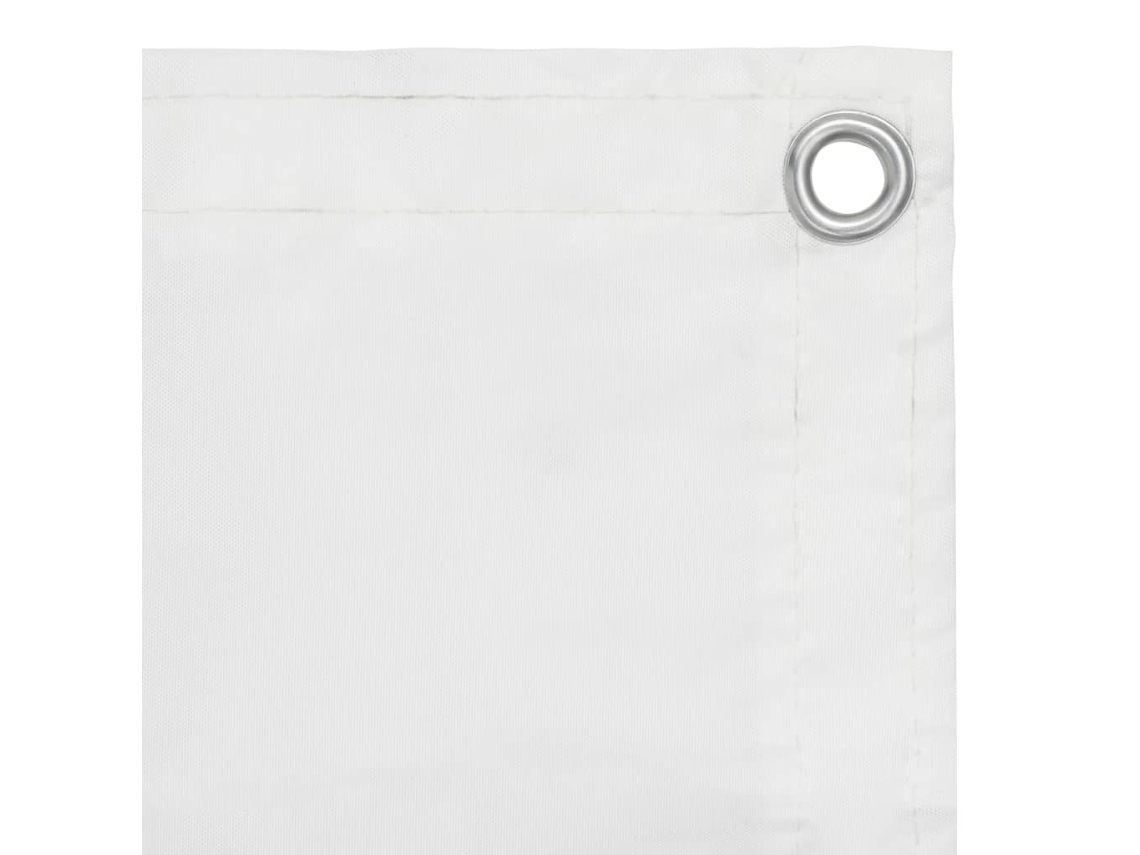 Maison Exclusive - Toldo Para Balcón Tela Oxford Blanco 120x400 Cm