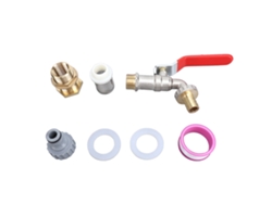 Kit De Grifo De Latón Para Fregadero De Agua De Lluvia Con Adaptador De Filtro Para Depósitos De Agua De Jardín.