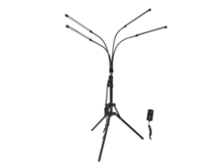 Dispositivo de terapia roja ROSEWELL de 660 nm y 850 nm con soporte ajustable para aliviar el dolor y las molestias.