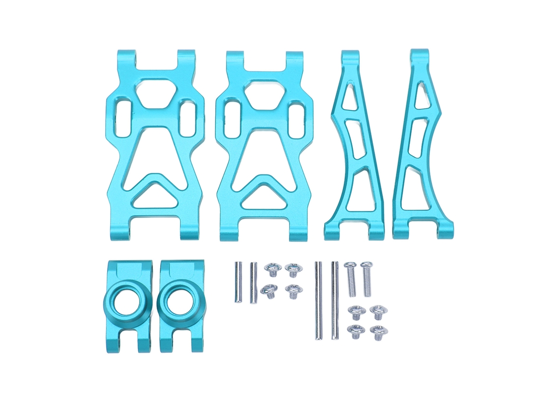 Kit De Brazos De Suspensión Traseros, Aluminio, Para Coche Rc Scy 16101pro 16102 1/16 Azul