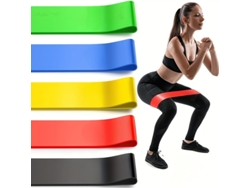 Treinamento De Força Bandas De Resistencia Física De 5 Piezas, Levantamiento De Glúteos, Entrenamiento De Piernas, Pilates Cuich