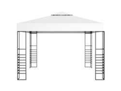 Carpa de jardín 3x3m blanca Wsd476552 Lovely Home
