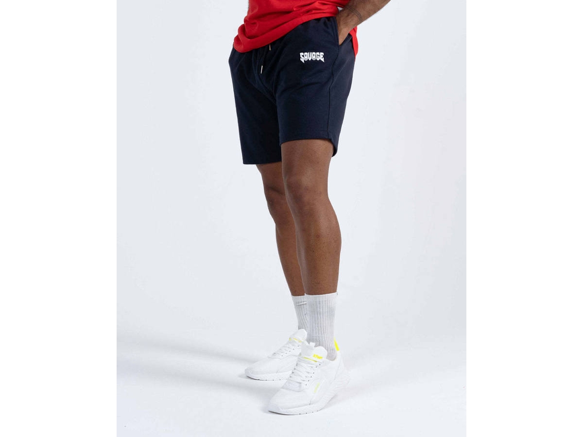 Pantalones Cortos B sicos SAVAGE Iconic Algod n Hombre XS Azul