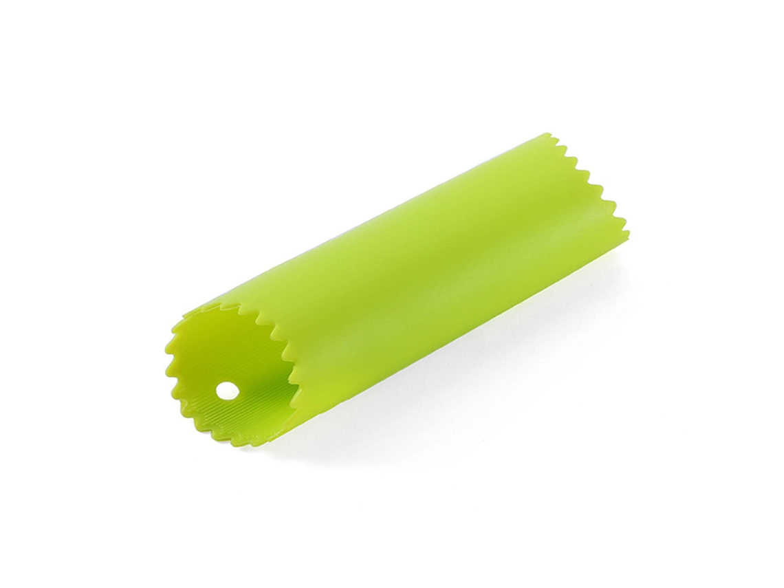 Pelador De Ajos Manual Compacto Y Portátil De Silicona Con Rodillo, Herramienta De Cocina Verde.