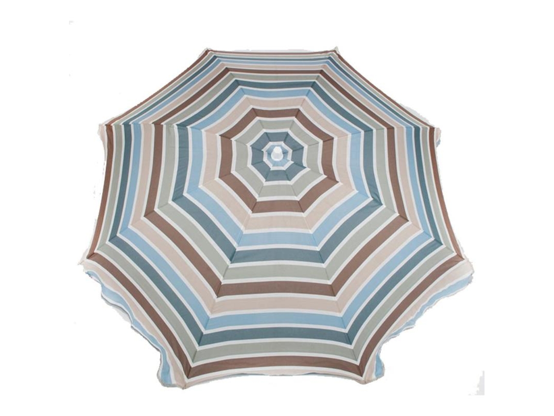 Parasol playa aluminio algodon 180 cm