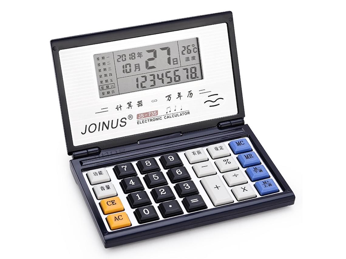 Calculadora portátil (pequeña y plegable)
