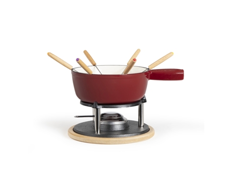 Set fondue 6 tenedores rojo men390rc - LIVOO