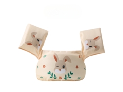 Flotador de natación con brazo, tamaño ajustable para niños de 2 a 6 años, color Siurn (conejo beige)