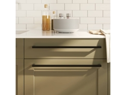 Tiradores para muebles (5 unidades, 480 mm, acero inoxidable, color negro) Wsd247890 Lovely Home
