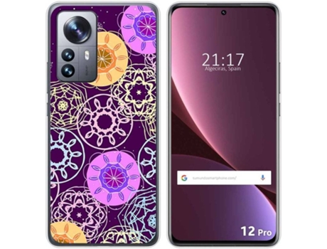 Carcasa para Xiaomi 12 Pro 5G TUMUNDOSMARTPHONE Dibujos Radial Multicolor