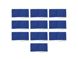 10 bolsas de arena activadas por agua para prevención de inundaciones, para portones de garaje.