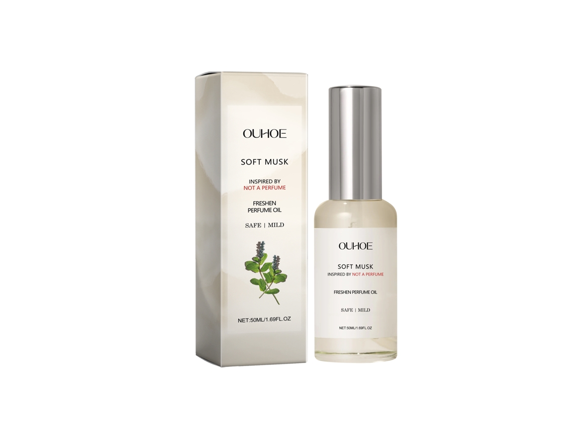 Aceite perfumado suave con aroma a almizcle