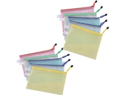 Paquete De 10 Bolsas Transparentes Con 4 Cremalleras B4