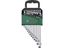 Juego de llaves combinadas Bosch (12 piezas)