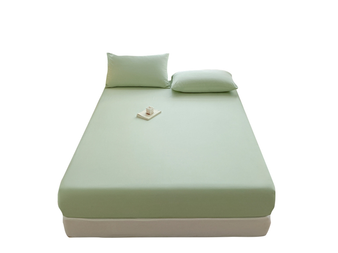 Sábana Bajera Ajustable - Microfibra Suave, Solo 1 Sábana Bajera Ajustable Verde 100x200cm Panoona