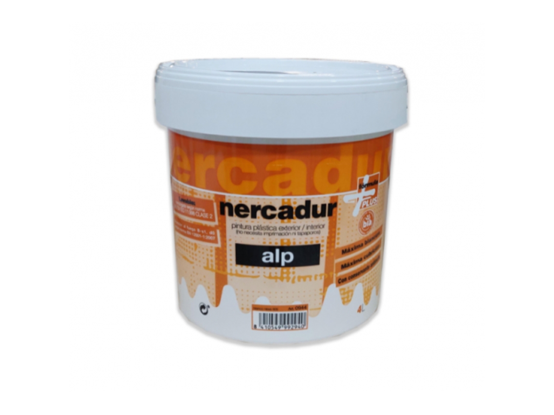 Nercadur Mate Blanco Nieve 4 Lt