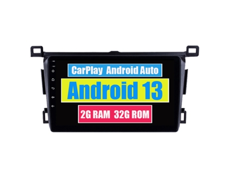 Autoradio Multimedia ROVERONE para Toyota RAV4 4 XA40 5 XA50 2012 - 2018 CarPlay Android Coche Radio Bluetooth Navegación