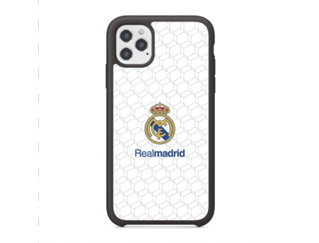Funda PHONECASES3D iPhone 12 Pro - Oficial Real Madrid (Piel Sintética - Negro)