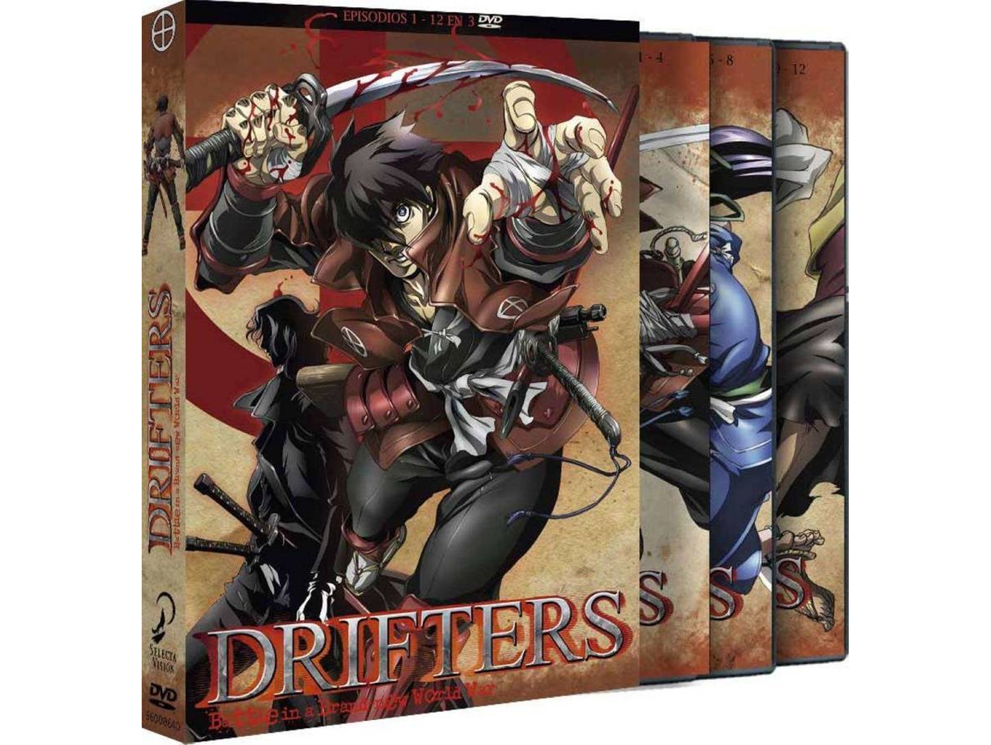 DVD Drifters Episodios 1 A 12