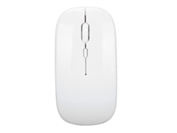 Ratón Inalámbrico Ultradelgado Y Portátil Mudo Smart Con 3 Niveles De Dpi Para Ordenador/portátil - Blanco