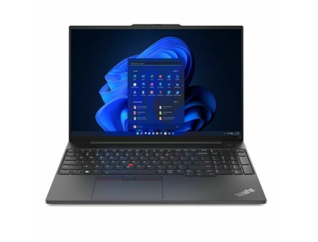 Laptop LENOVO ThinkPad E16 (Negro - 16 GB RAM - 8 GB RAM - 512 GB SSD - 16 - Qwerty Español - Intel Core i5 - Intel)
