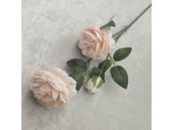 Ramo Artificial De 6 Peonías Exuberantes Y Preciosas, Decoración Para Bodas Y Fiestas En Casa (champán).