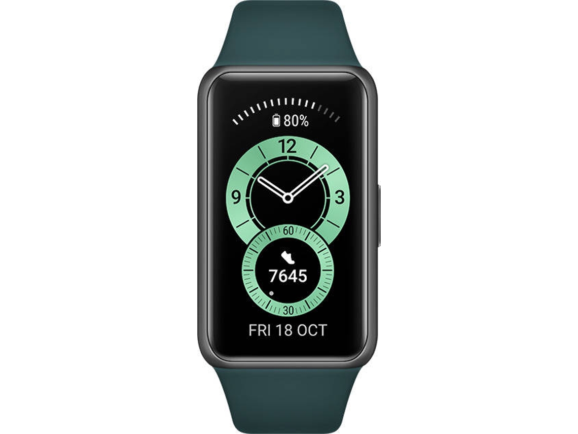 Pulsera de Actividad HUAWEI Band 6 (Bluetooth - SpO2 - Hasta 14 días de autonomía - Verde)