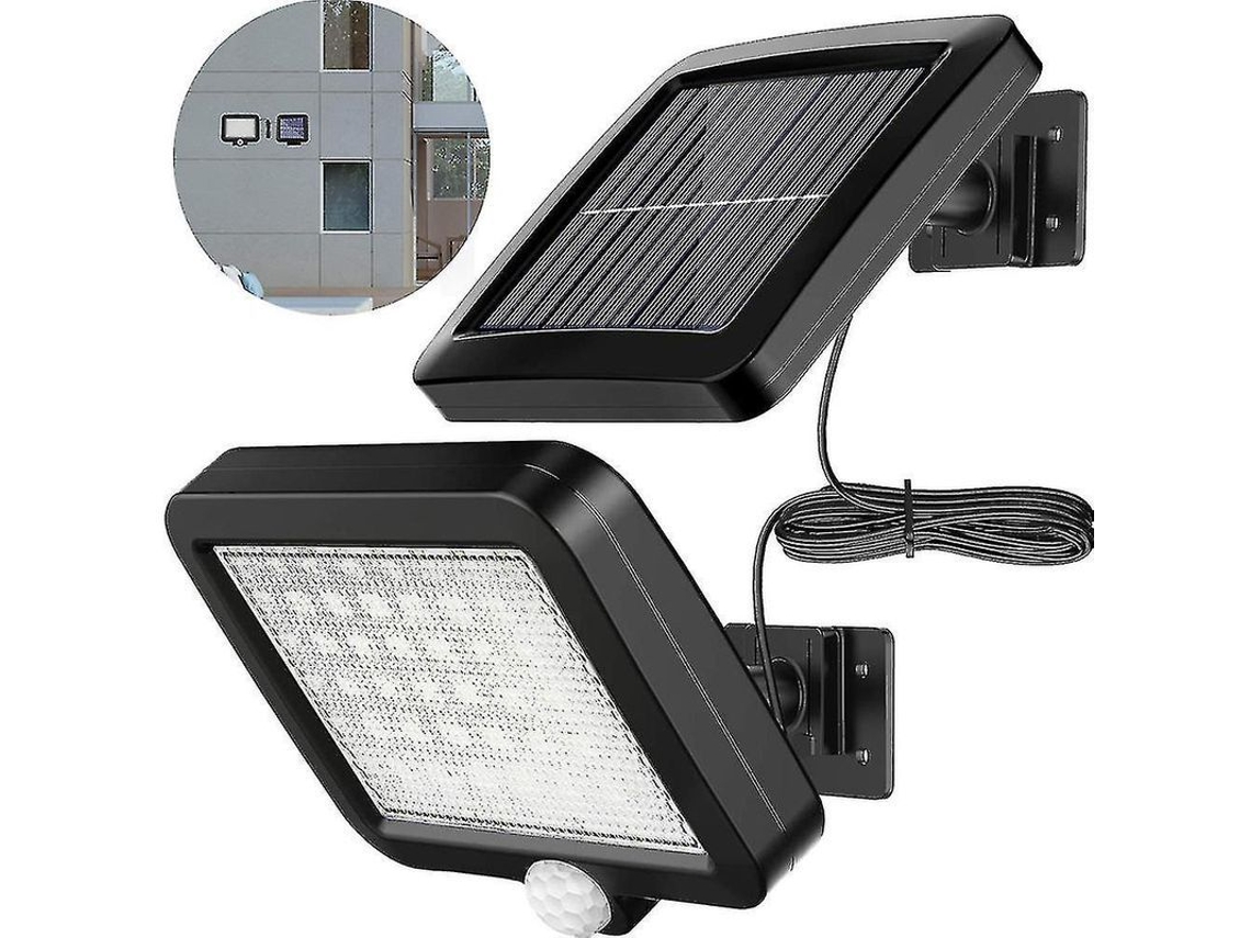 Lámpara Solar Exterior Con Detector De Movimiento Impermeable Ip65 Para Jardín