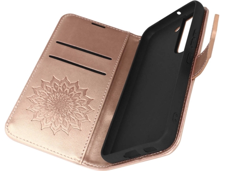 Carcasa Samsung Galaxy S21 FE FORCELL Libro Rosa