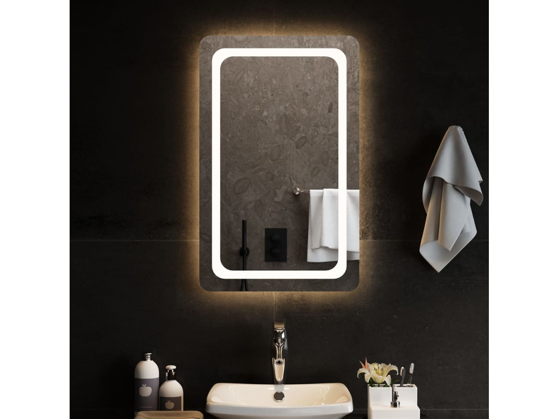 Espejo De Baño Con Led 50x80 Cm