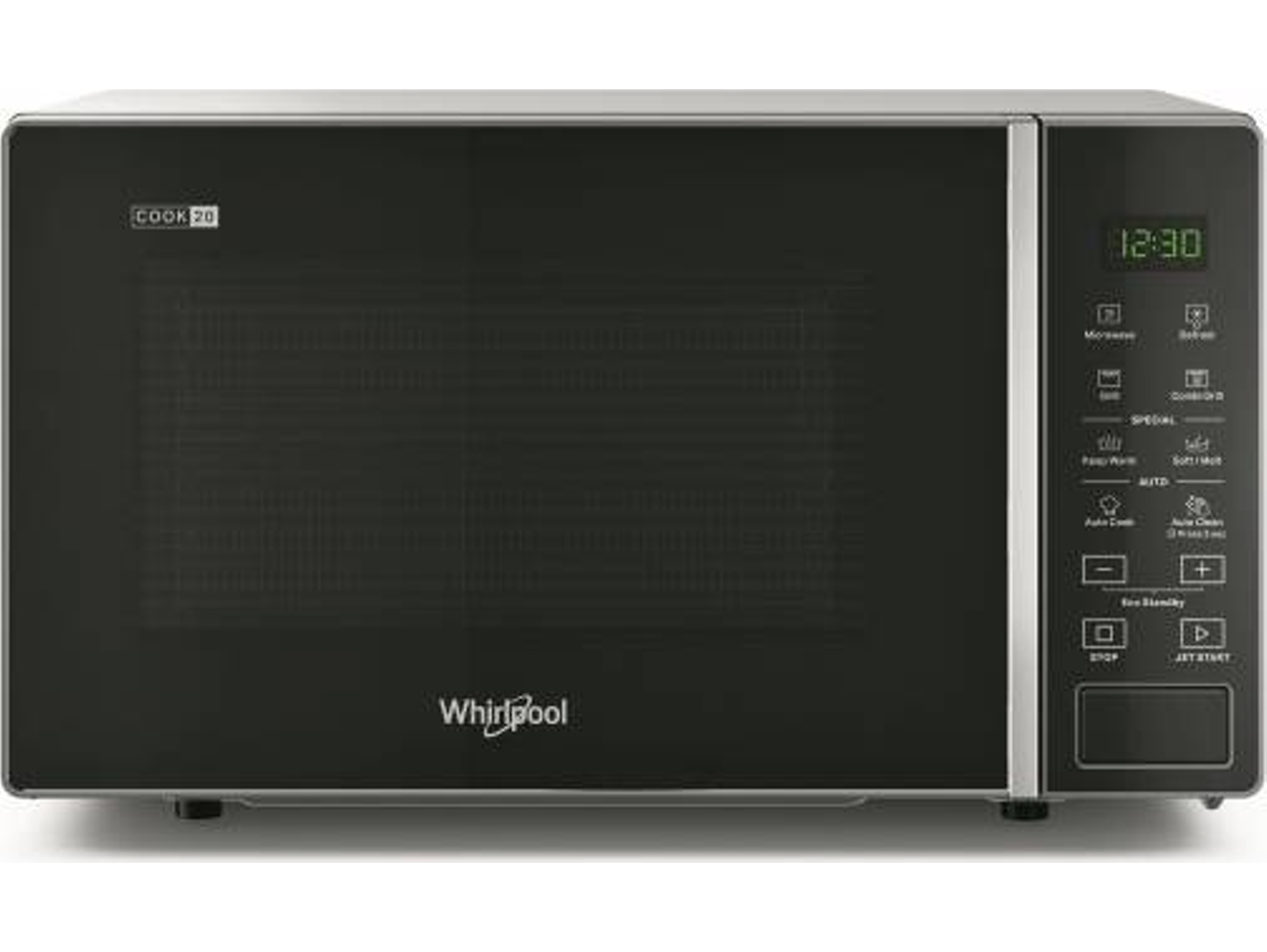 Microondas WHIRLPOOL MWP 203 SB (20 L - Con Grill - Inox)