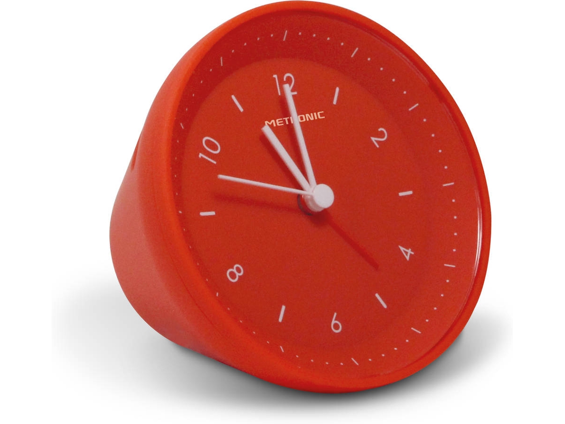 DESPERTADOR ANALOG METRONIC GRAVITY VERM